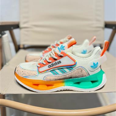 Adidas 舒適潮流 防滑耐磨輕便低幫厚底增高老爹鞋