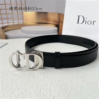 DIOR   2024新款時尚皮帶  3.5CM