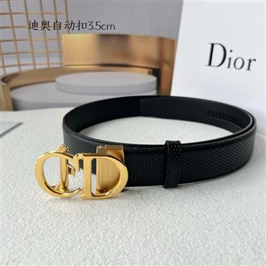 DIOR   2024新款時尚皮帶  3.5CM