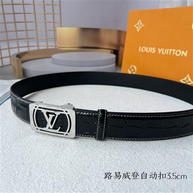 LOUIS VUITTON     2024新款時尚皮帶  3.5CM