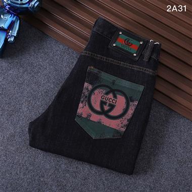 GUCCI   2024秋冬新款休閒牛仔褲