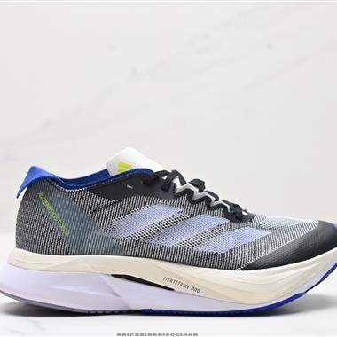 Adidas adizero BOSTON 12 M夏季透氣網眼競速跑鞋