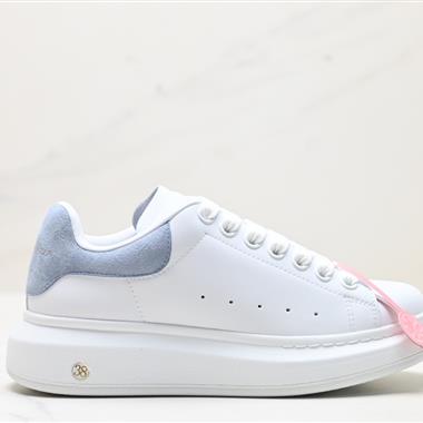 Alexander McQueen  Sole Leather Sneakers低幫時裝厚底休閑運動小白鞋