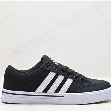 Adidas Gvp Canvas Str 三葉草布面時尚休閑板鞋