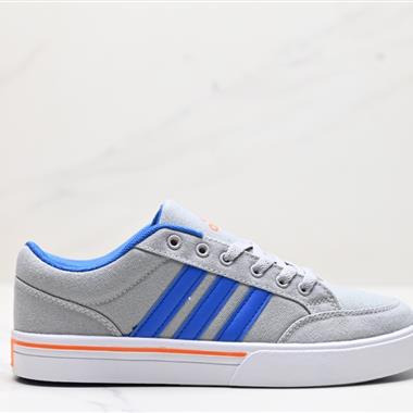 Adidas Gvp Canvas Str 三葉草布面時尚休閑板鞋