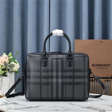 BURBERRY   2024新款男生時尚包包  尺寸:38-28-6CM