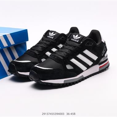 Adidas三葉草 Originals ZX750 HD」WhiteBlackSliver「