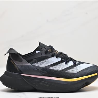 Adidas Adizero Adios Pro 3馬拉松飛線賈卡輕質透氣休閑運動跑步鞋