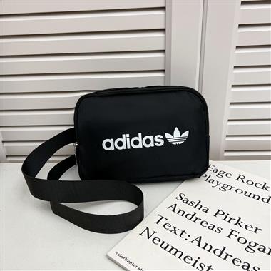 ADIDAS   2024新款時尚休閒包  尺寸：23*4*15CM