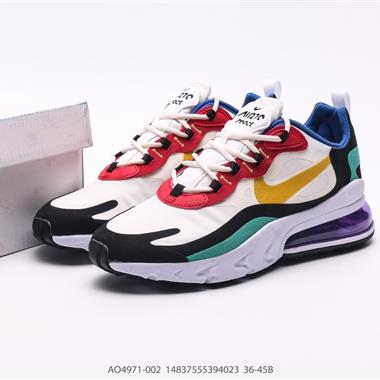 NiKe Air Max 270 React Ww大氣墊 減震 耐磨 休閑跑步鞋