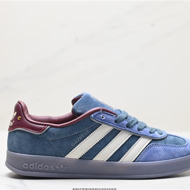 Adidas Originals Gazelle INdoor 三葉草休閑防滑耐磨低幫板鞋