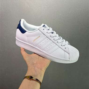 Adidas 三葉草 Originals Superstar W經典貝殼頭系列低幫百搭休閑運動板鞋