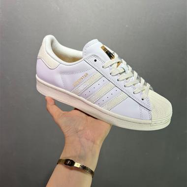 Adidas 三葉草 Originals Superstar W經典貝殼頭系列低幫百搭休閑運動板鞋