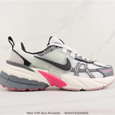 Nike V2K Run Runtekk "Summit White Metallic Silver"' 機能減震跑步鞋