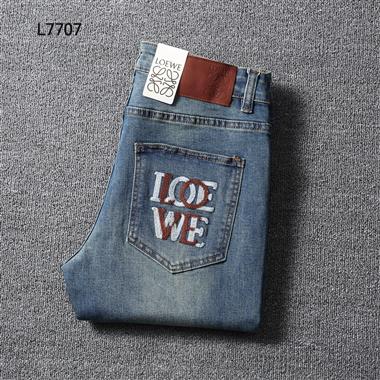 LOEWE   2024秋冬新款休閒牛仔褲