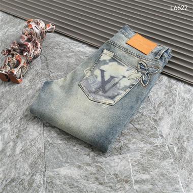 LouisVuitton   2024秋冬新款休閒牛仔褲