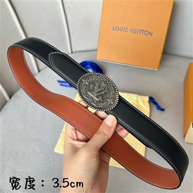 LOUIS VUITTON   2024新款時尚皮帶  3.5CM