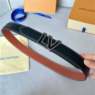 LOUIS VUITTON   2024新款時尚皮帶  3.5CM