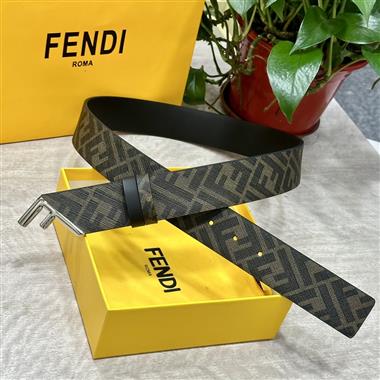 FENDI   2024新款時尚皮帶   4.0CM