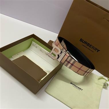 BURBERRY    2024新款時尚皮帶  3.5CM