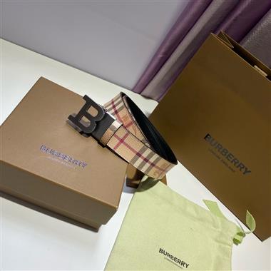 BURBERRY    2024新款時尚皮帶  3.5CM