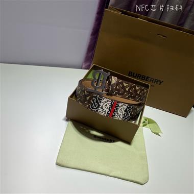 BURBERRY    2024新款時尚皮帶  3.5CM