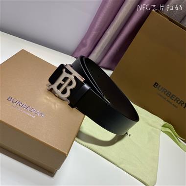 BURBERRY    2024新款時尚皮帶  4.0CM