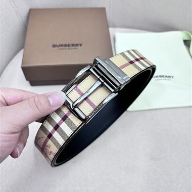 BURBERRY   2024新款時尚皮帶   3.5CM