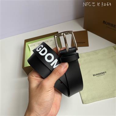 BURBERRY    2024新款時尚皮帶  3.5CM