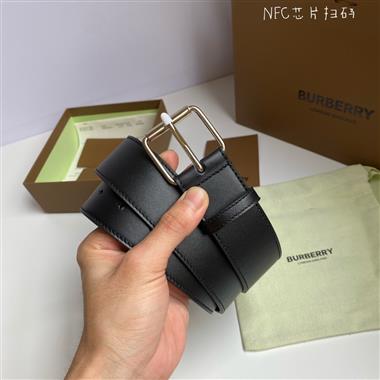 BURBERRY    2024新款時尚皮帶  4.0CM