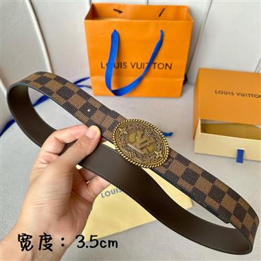 LOUIS VUITTON   2024新款時尚皮帶  3.5CM