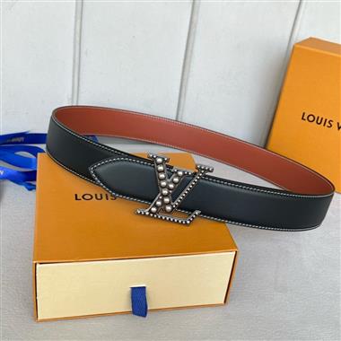 LOUIS VUITTON   2024新款時尚皮帶  4.0CM