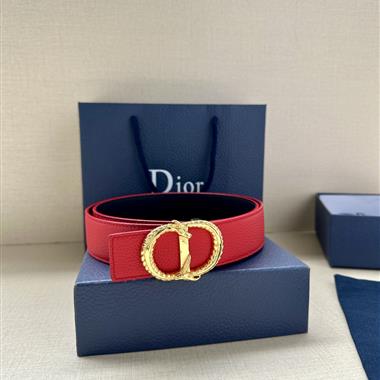 DIOR   2024新款時尚皮帶  3.5CM