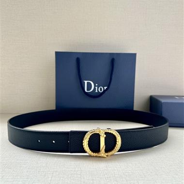 DIOR   2024新款時尚皮帶  3.5CM