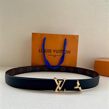 LOUIS VUITTON    2024新款時尚皮帶  3.0CM