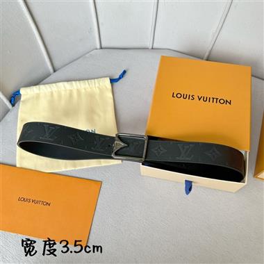 LOUIS VUITTON    2024新款時尚皮帶   3.5CM