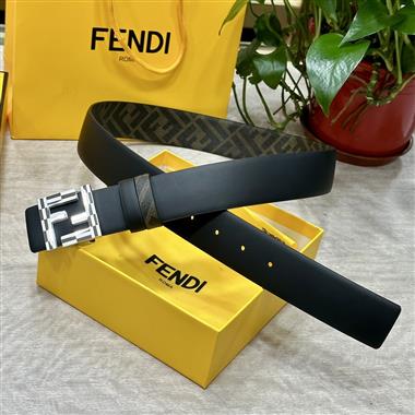 FENDI   2024新款時尚皮帶   4.0CM