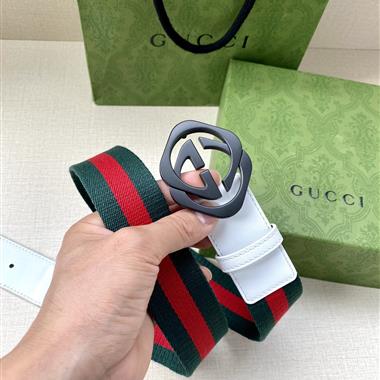 GUCCI    2024新款時尚皮帶   4.0CM