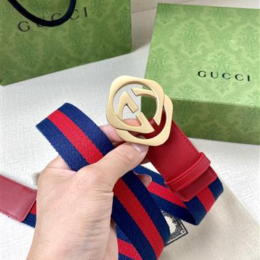 GUCCI    2024新款時尚皮帶   4.0CM