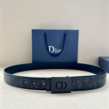 DIOR   2024新款時尚皮帶  3.5CM