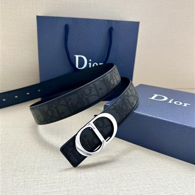 DIOR   2024新款時尚皮帶  3.5CM