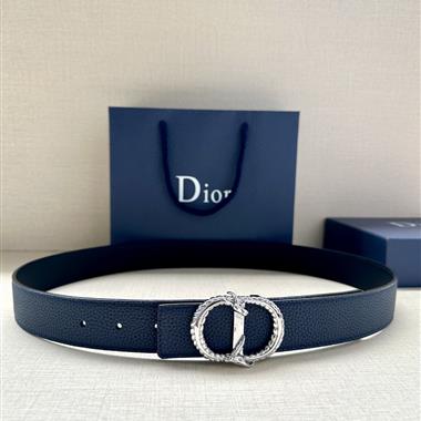 DIOR   2024新款時尚皮帶  3.5CM