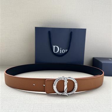 DIOR   2024新款時尚皮帶  3.5CM