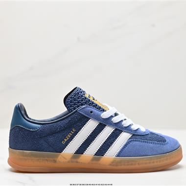 Adidas Originals Gazelle INdoor 三葉草休閑防滑耐磨低幫板鞋