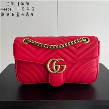 GUCCI    2024新款女生時尚包包 尺寸:26*15*7CM