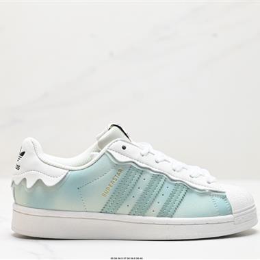 Adidas三葉草 Originals Superstar貝殼頭系列低幫經典百搭休閑運動板鞋