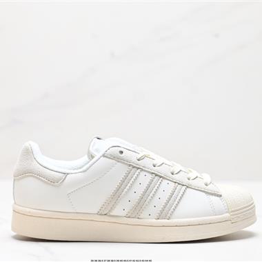 Adidas三葉草 Originals Superstar貝殼頭系列低幫經典百搭休閑運動板鞋