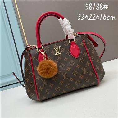 LOUIS VUITTON  2024新款女生時尚包包 尺寸:33-22-16CM 