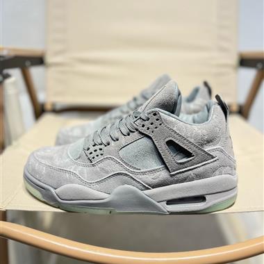 Kaws x Nike Air Jordan 4 Retro"Cool Grey"4代中幫復古休閑運動文化籃球鞋