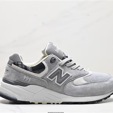 New Balance NB 999系列 圓頭系帶減震防滑透氣低幫跑步鞋